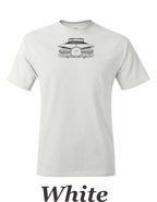 1959 Chevy Convertible printed on mens shirt. great for the car guy.  Free shipping