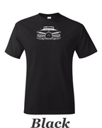 1959 Chevy Convertible printed on mens shirt. great for the car guy.  Free shipping
