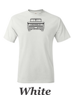 60-66 Chevy truck drawing printed on mens shirt.  Classic drawing. Free Shipping.