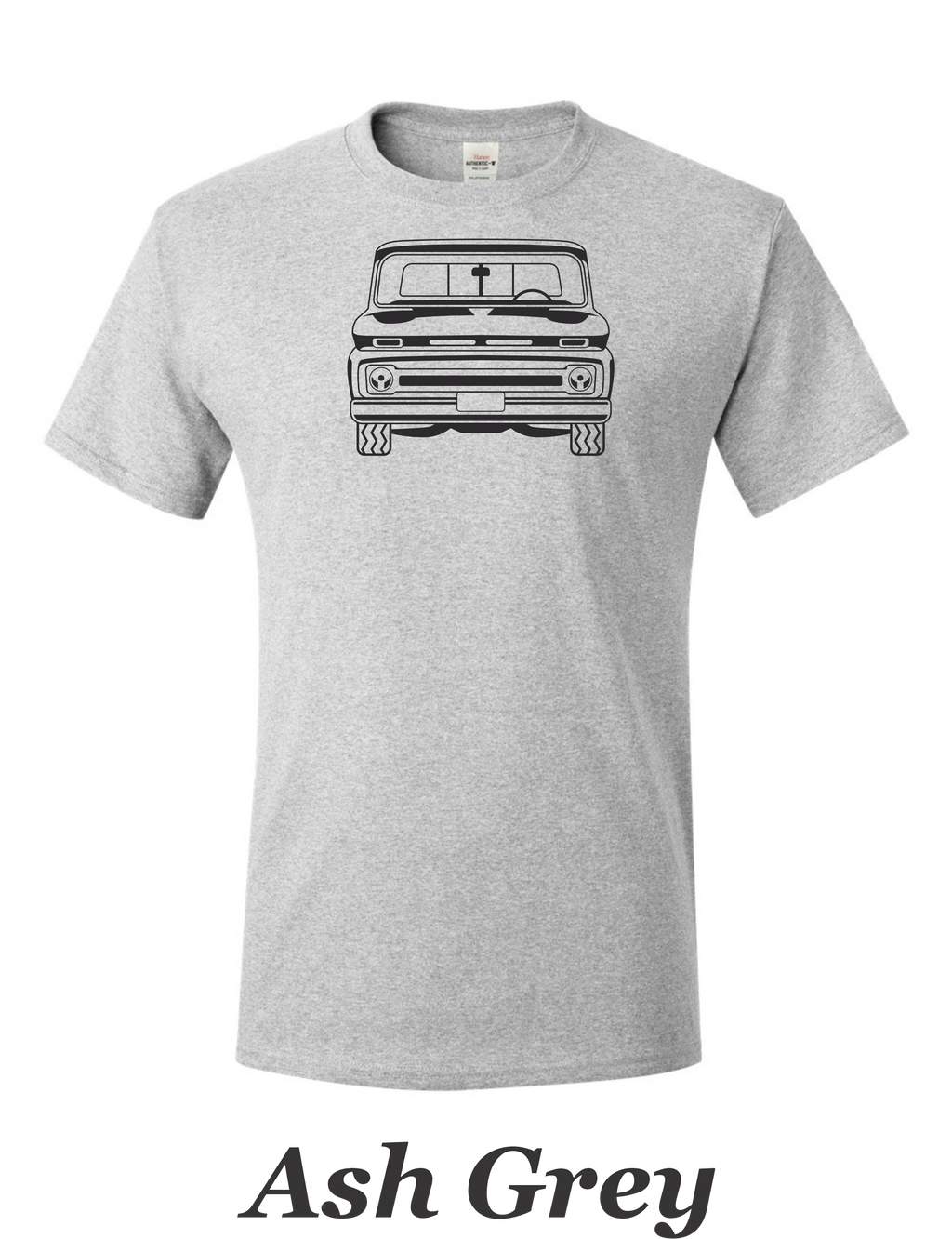 64 Chevy Truck T-Shirt: Front View Drawing, Car Guy Gift