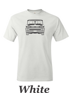 64 Chevy Truck T-Shirt: Front View Drawing, Car Guy Gift