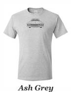 1966 Chevy Impala SS Convertible T-Shirt: Classic Car Line Art