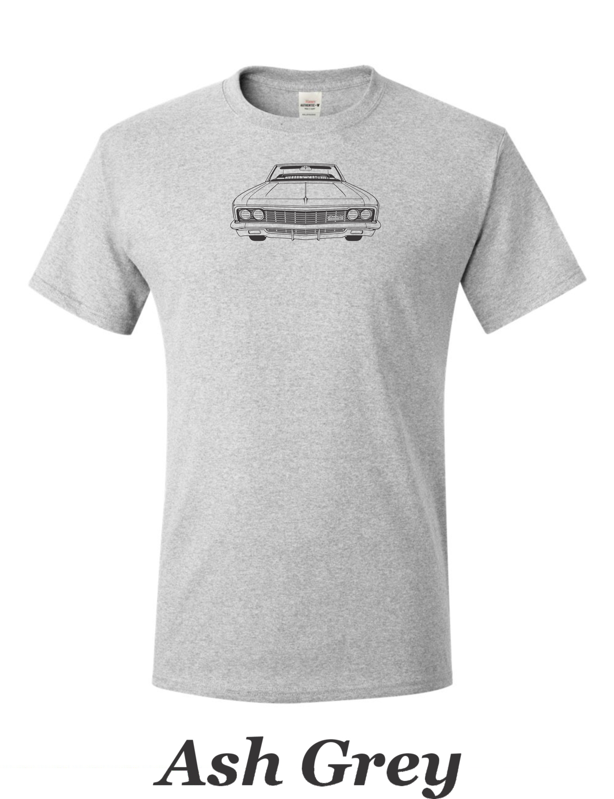 1966 Chevy Impala SS Convertible T-Shirt: Classic Car Line Art