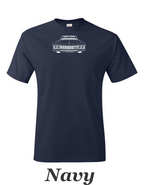 1966 Chevy Impala SS Convertible T-Shirt: Classic Car Line Art