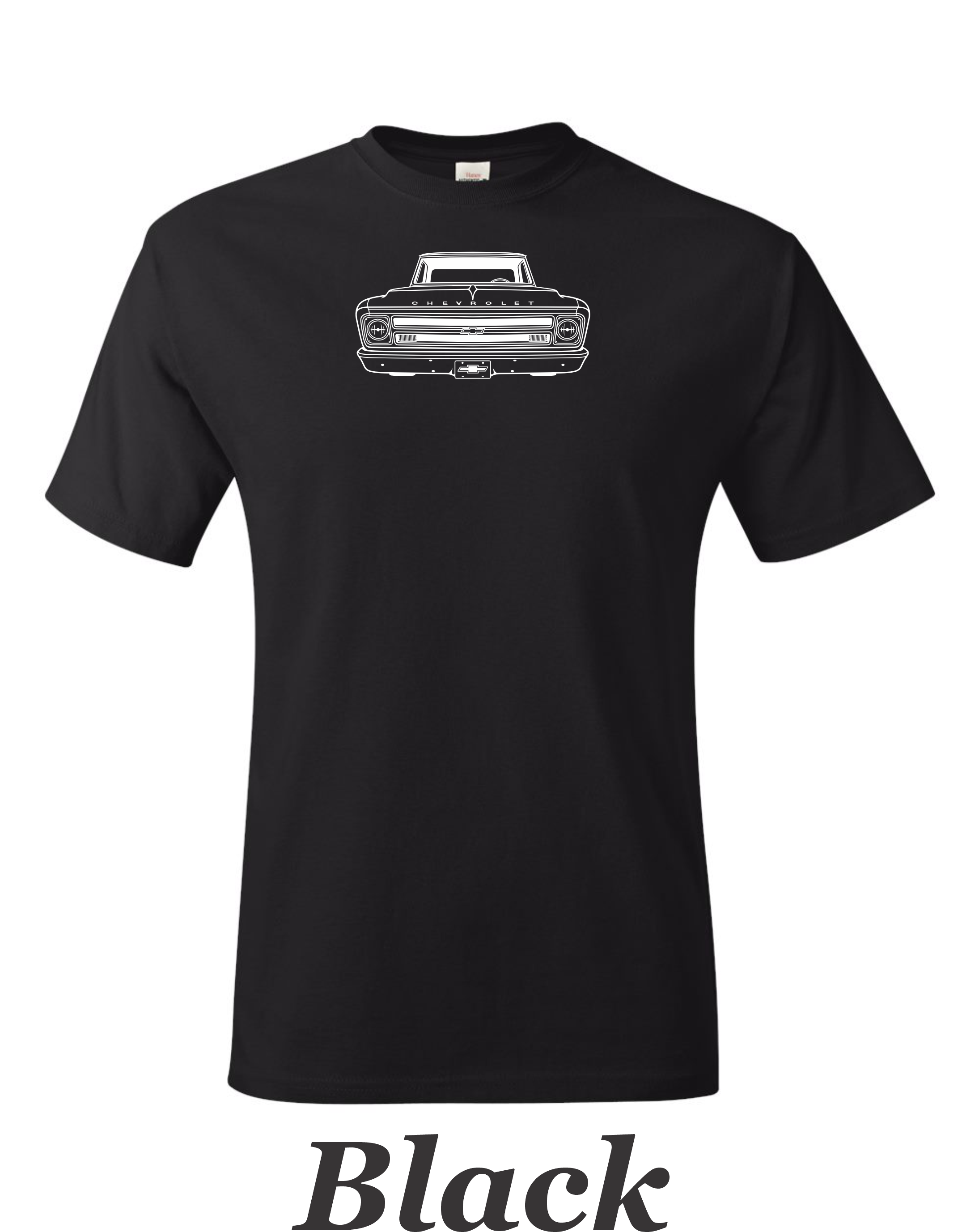 1967 Chevy Truck T-Shirt, Classic Car Drawing, Restomod Fan Gift
