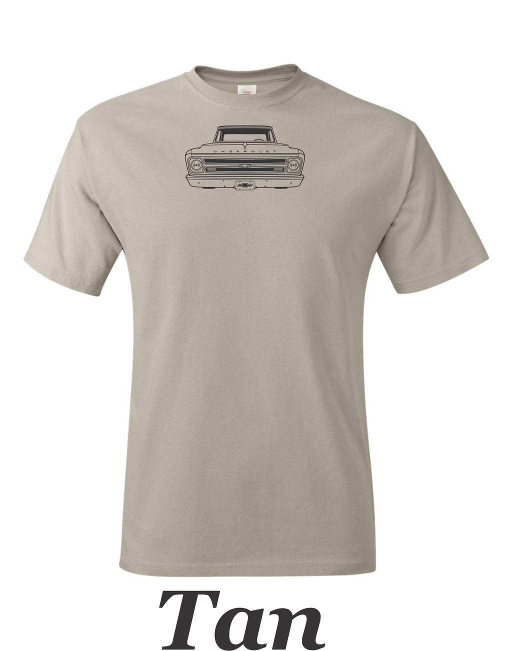 1967 Chevy Truck T-Shirt, Classic Car Drawing, Restomod Fan Gift