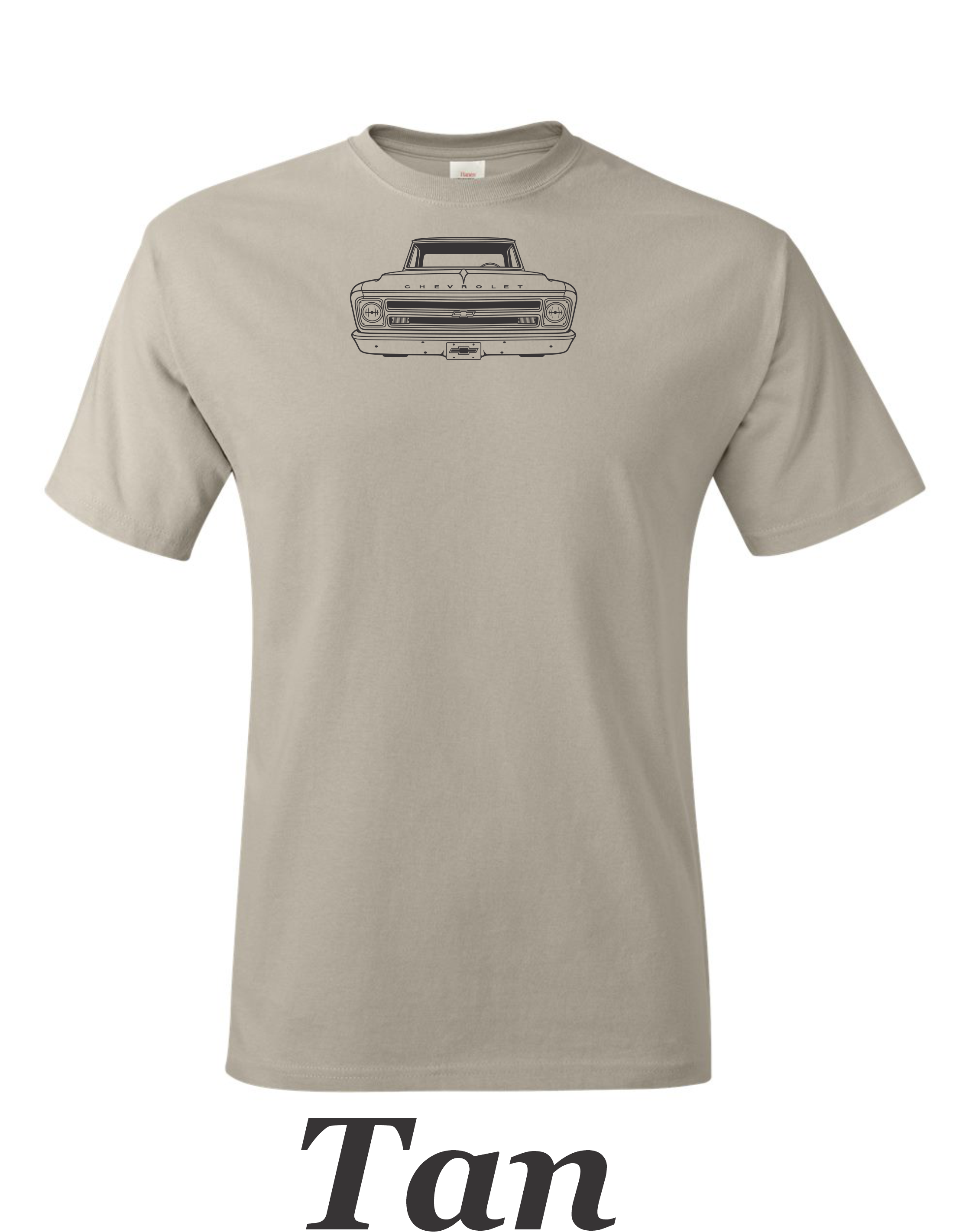 1967 Chevy Truck T-Shirt, Classic Car Drawing, Restomod Fan Gift