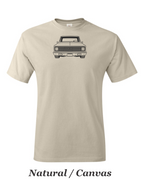 1971 Chevy Truck T-Shirt: Restomod Automotive Art printed on mens shirt.