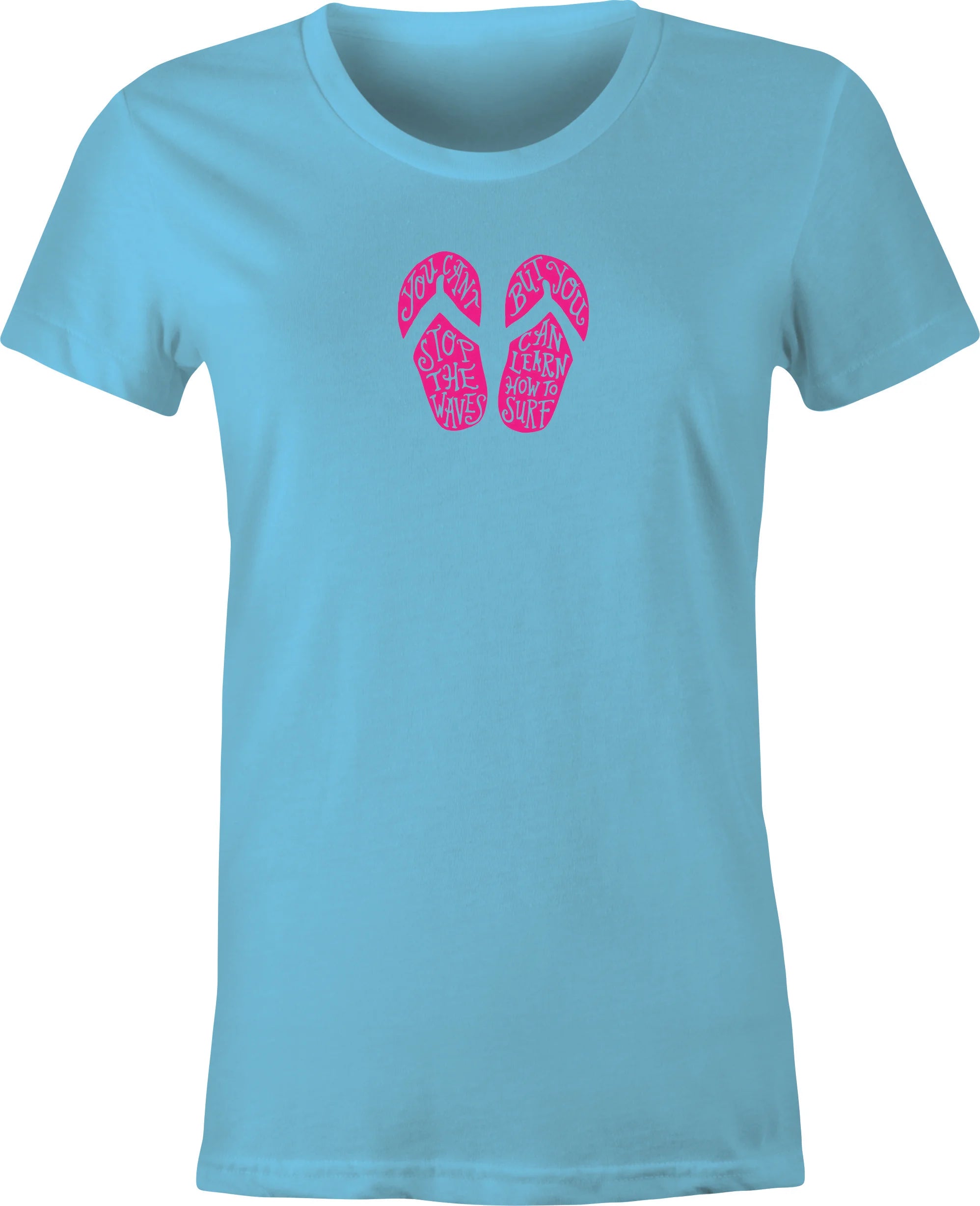 Flip Flop Sandal Surf Art printed on T shirt