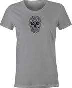 Skull #6 Mexican Folk Art printed on T shirt