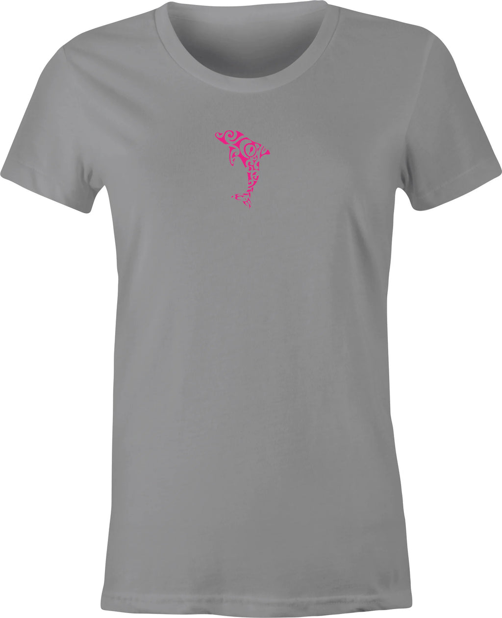 Hawaiian Dolphin Tattoo Art  printed on T shirt