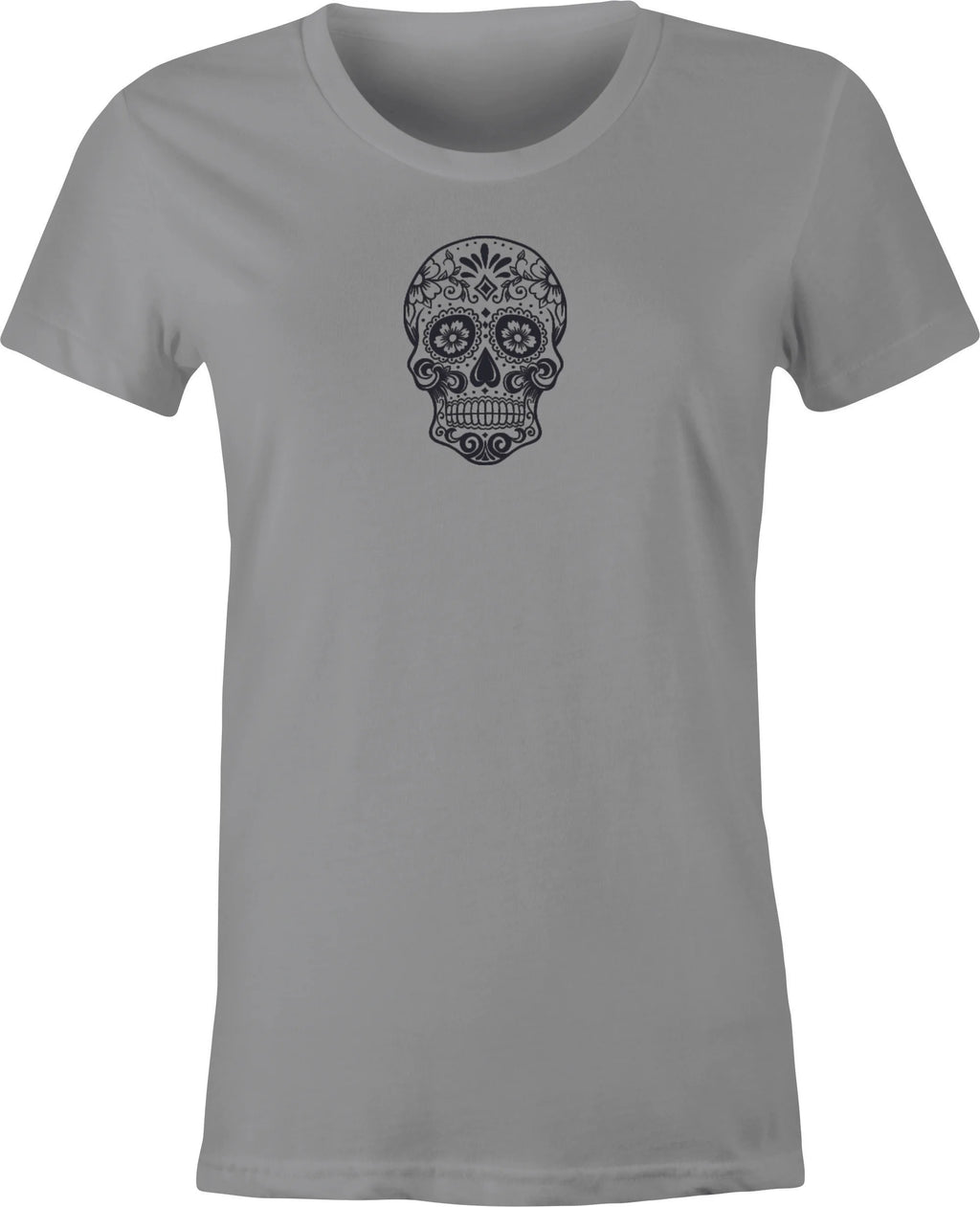 Sugar Skull #2 Mexican Folk Art printed on T shirt