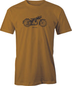 BMW R 23 Line Drawing printed on Men's T shirt.
