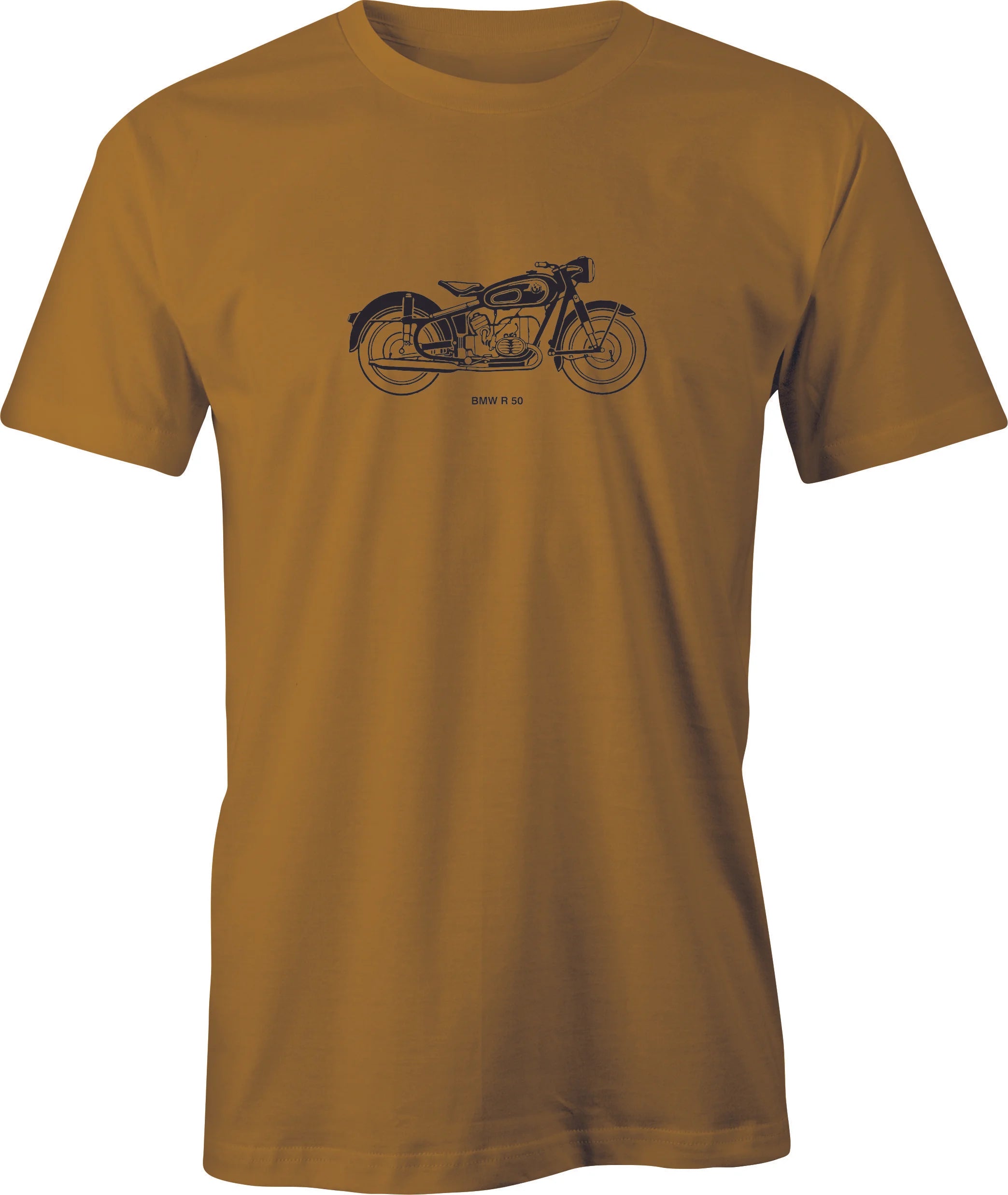 60's BMW R50. Vintage Motorcycle print on Men's T Shirt. Classic BMW.