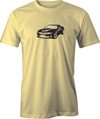 Late Model Camero Drawing printed on Men's T shirt. Free Shipping.