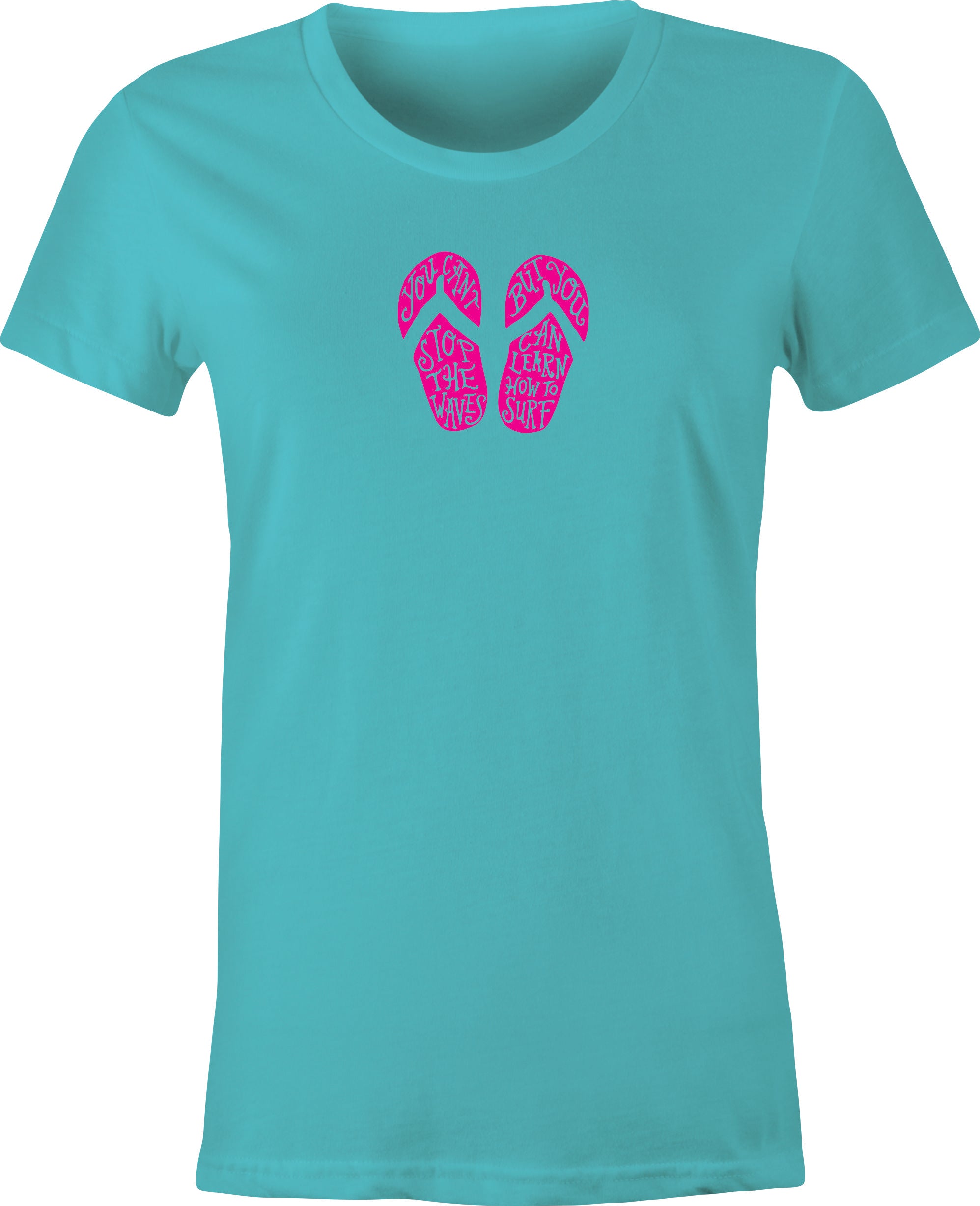 Flip Flop Sandal Surf Art printed on T shirt