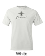 Vintage 1962 Lincoln Continental T-Shirt: Classic Car Emblem printed on mens shirt