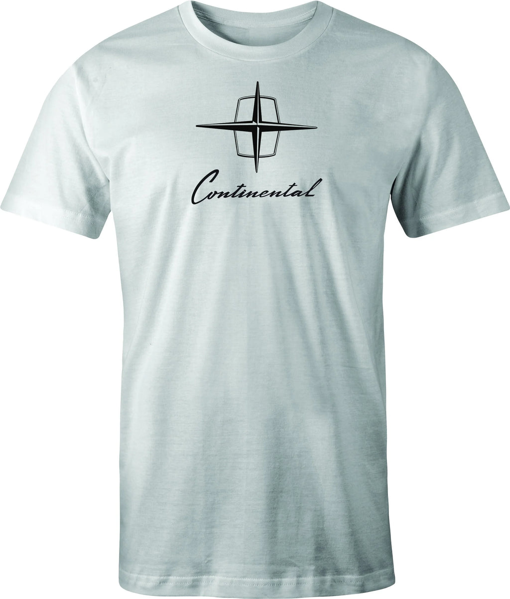 60's Lincoln Continental Logo print on men's T shirt. Vintage Continental Logo. Free Shipping