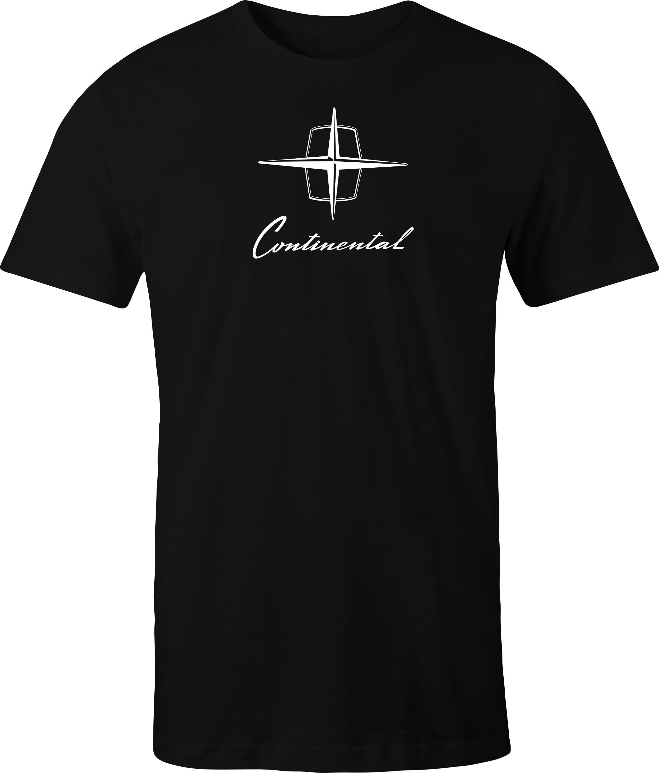60's Lincoln Continental Logo print on men's T shirt. Vintage Continental Logo. Free Shipping
