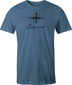 60's Lincoln Continental Logo print on men's T shirt. Vintage Continental Logo. Free Shipping
