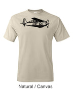 Early Grumman Biplane fighter drawing printed on men's shirt. Free Shipping