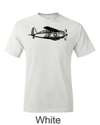 Early Grumman Biplane fighter drawing printed on men's shirt. Free Shipping