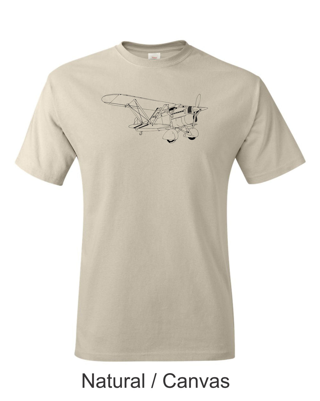 Fiat Cr.32 Biplane fighter. 1930's Italian fighter drawing printed on men's shirt. Free Shipping.