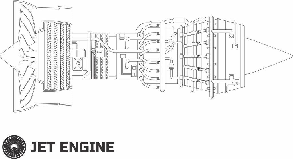Jet engine drawing printed on men's shirt. Isometric engineering drawing. free shipping.