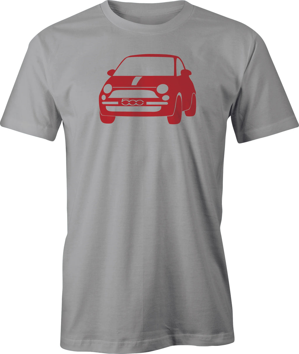 New Fiat 500 Drawing printed on T shirt