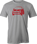 New Fiat 500 Drawing printed on T shirt