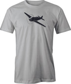 Racing Airplane Drawing printed on Men's T shirt