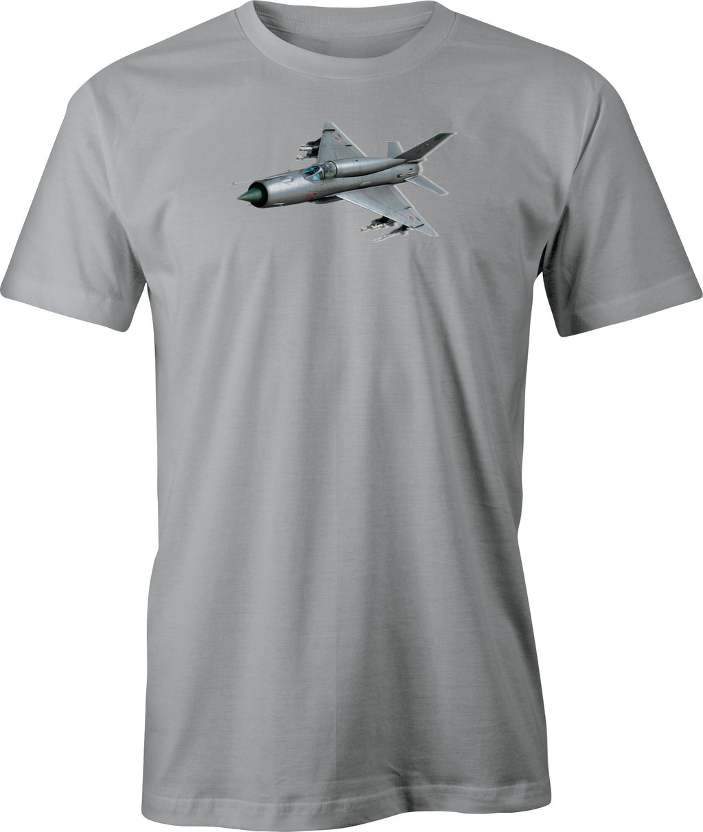 Mig 21 Image printed on Men's T shirt