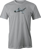 Mig 21 Image printed on Men's T shirt