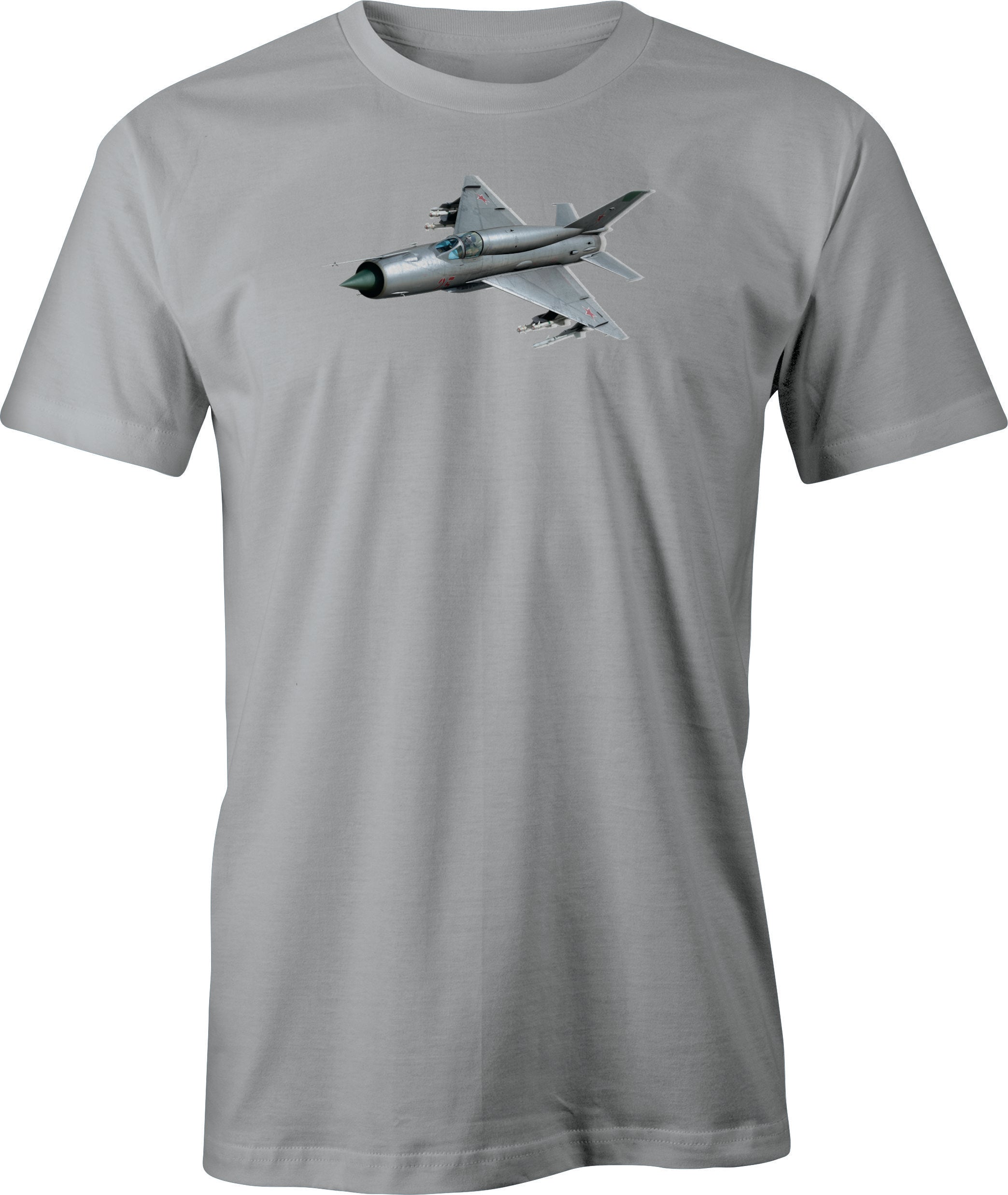Mig 21 Image printed on Men's T shirt