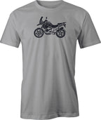 BMW GS  Adventure Motorcycle Drawing printed on Men's T shirt