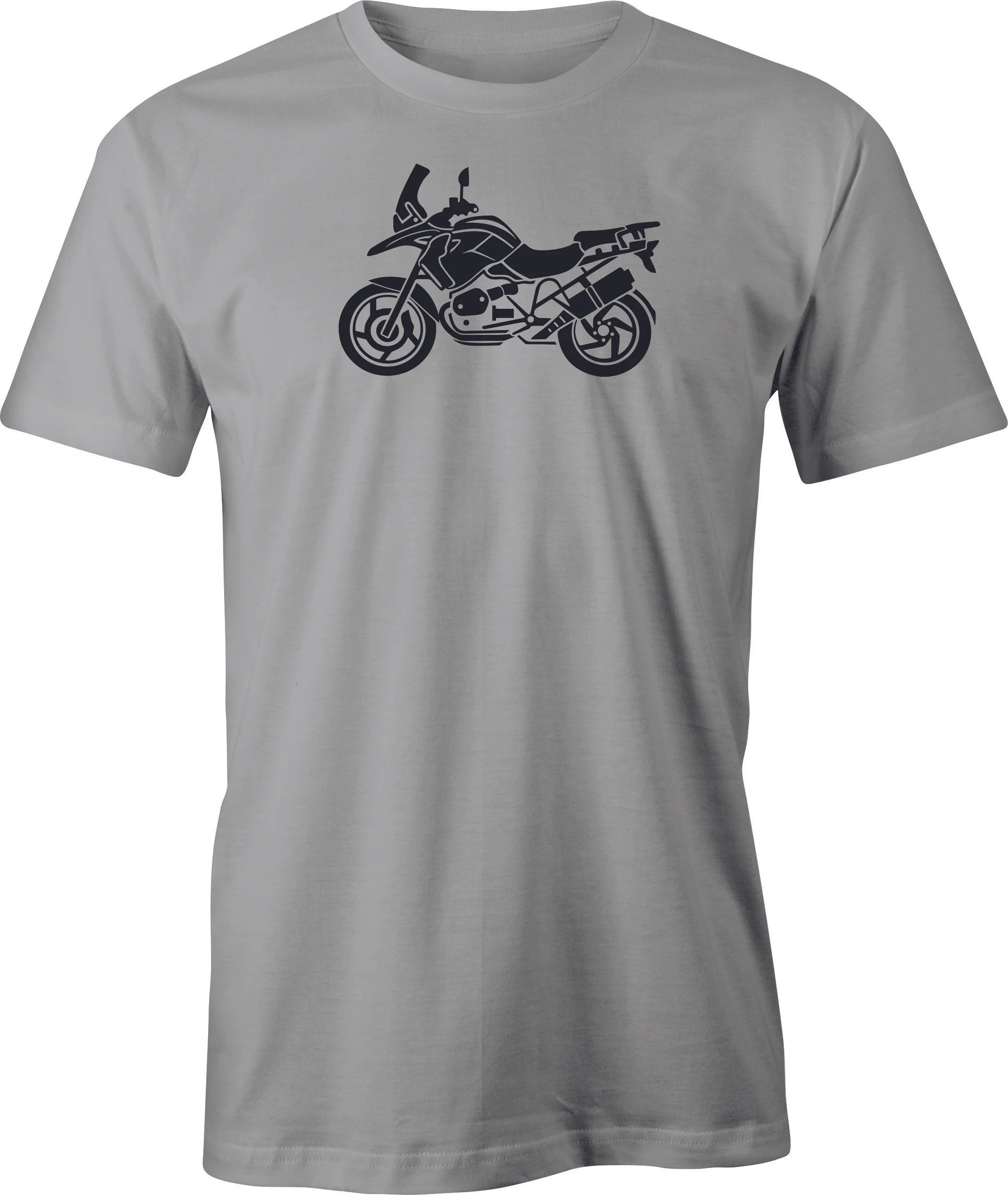 BMW GS  Adventure Motorcycle Drawing printed on Men's T shirt
