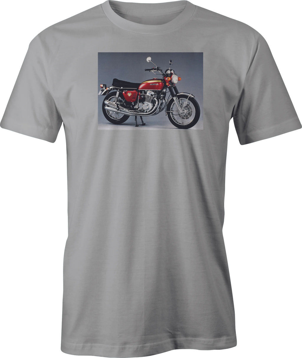 Honda CB 350 Color Image printed on men's T shirt