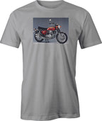 Honda CB 350 Color Image printed on men's T shirt