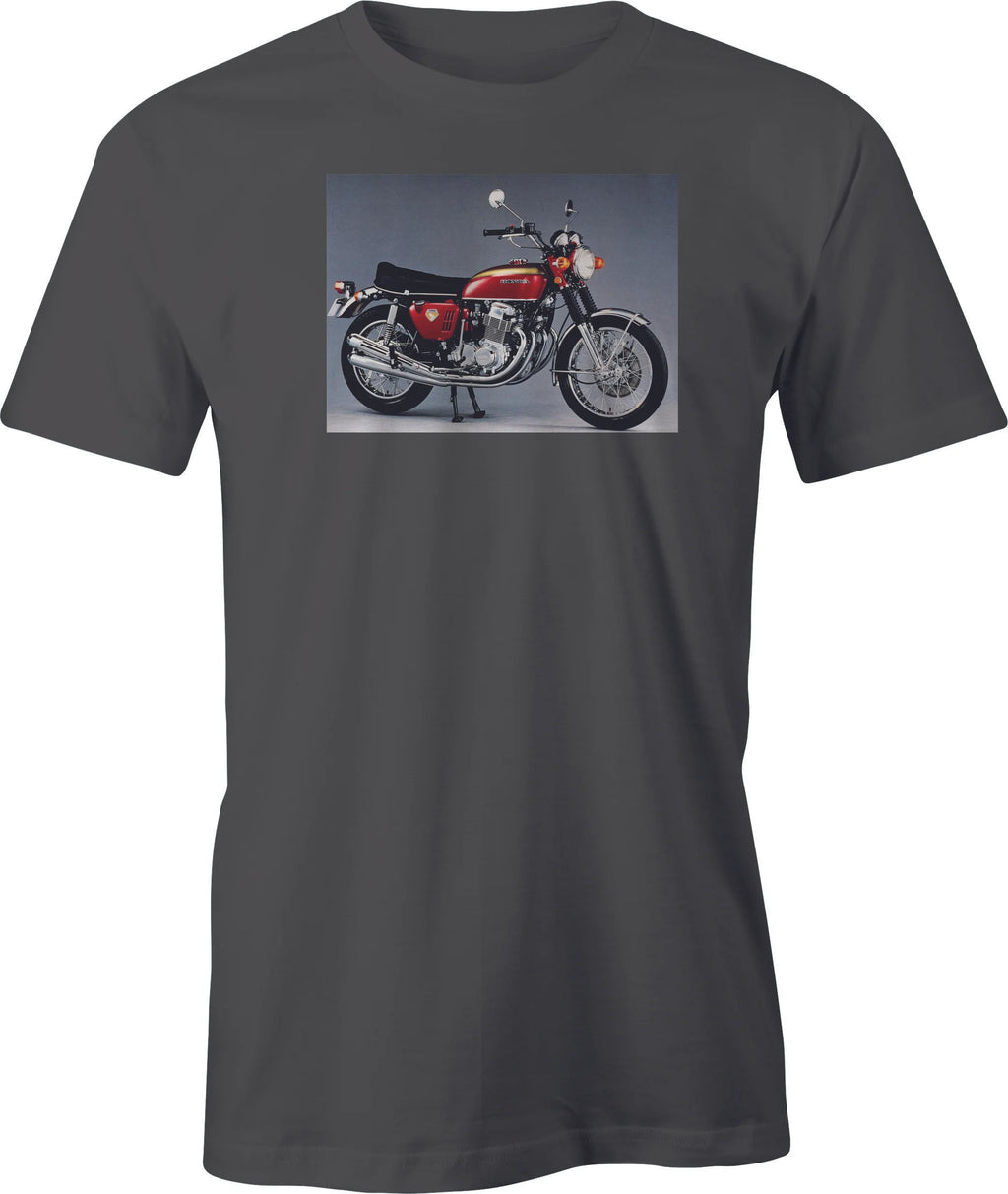 Honda CB 350 Color Image printed on men's T shirt