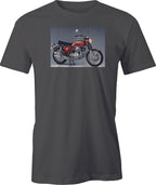 Honda CB 350 Color Image printed on men's T shirt