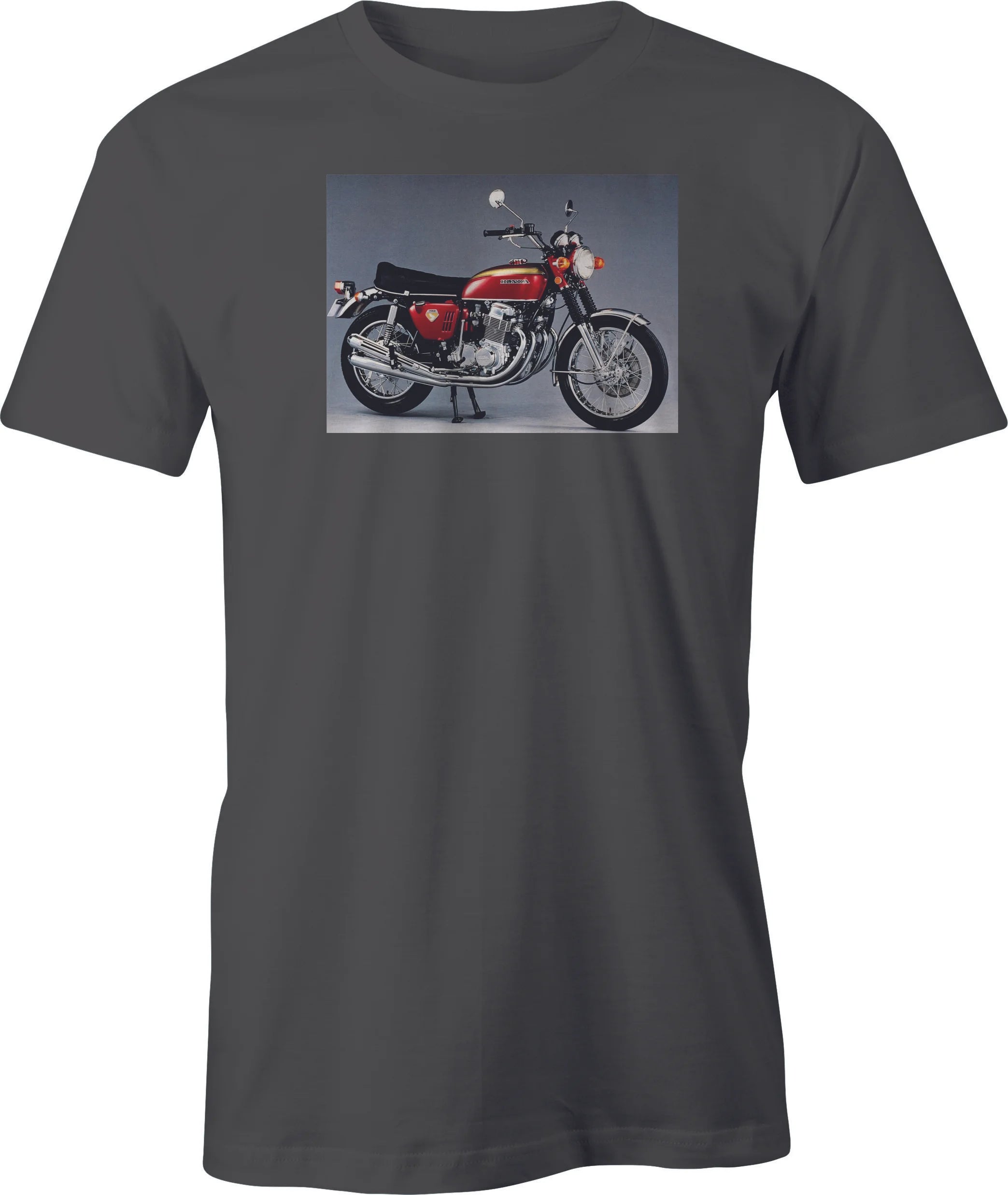 Honda CB 350 Color Image printed on men's T shirt
