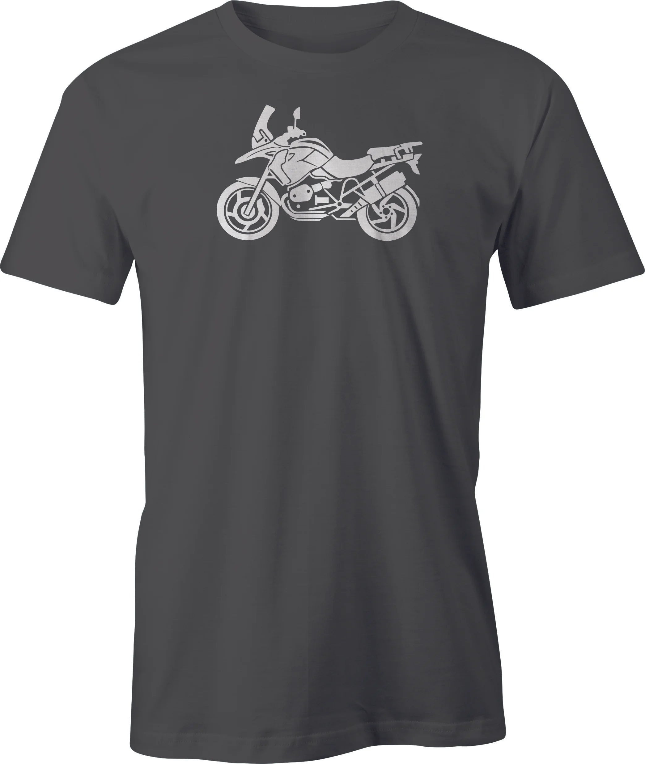 BMW GS  Adventure Motorcycle Drawing printed on Men's T shirt