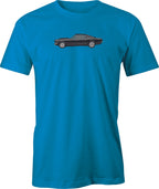 Mustang Fastback Image printed on men's T shirt.  Free Shipping.