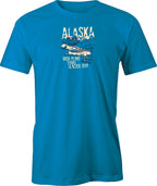 Alaska Bush Plane Drawing printed on T shirt