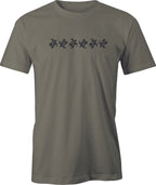 Tribal Turtle Pattern # 6 drawing printed on Men's T shirt
