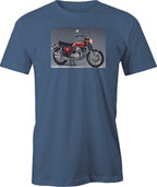 Honda CB 350 Color Image printed on men's T shirt