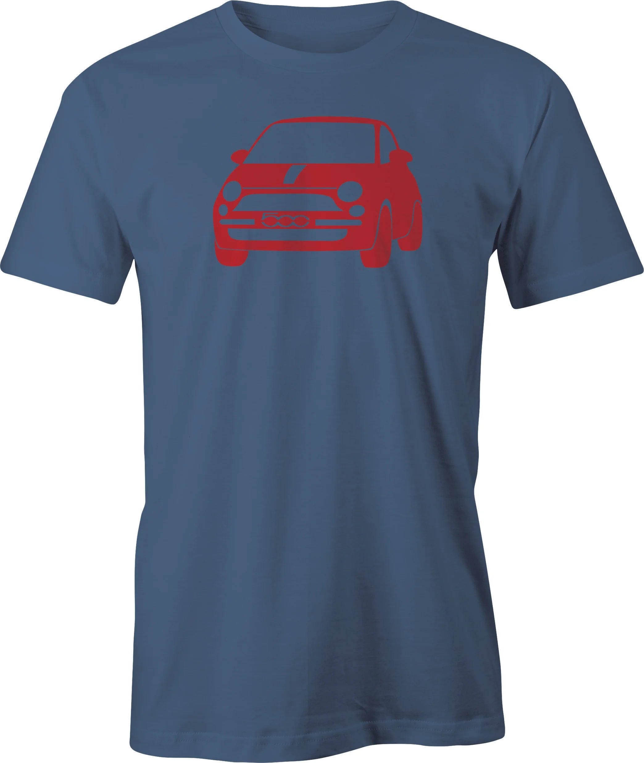 New Fiat 500 Drawing printed on T shirt