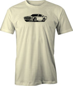 Boss 302 -Mustang drawing printed on T shirt.  Free Shipping