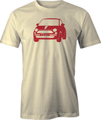 New Fiat 500 Drawing printed on T shirt