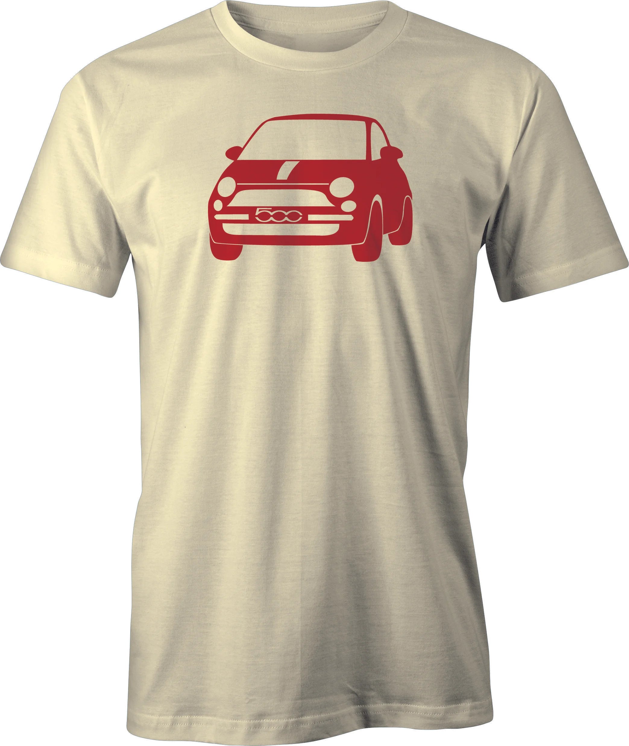New Fiat 500 Drawing printed on T shirt